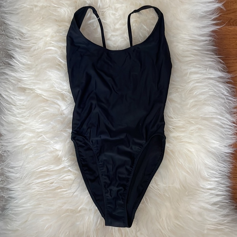 Black One Piece Swimsuit